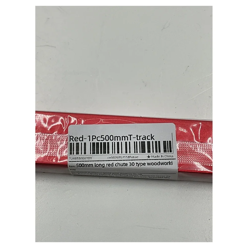 Unbranded‎ 4pc T-Track Set Aluminum 500mm 450mm Red Blue Silver